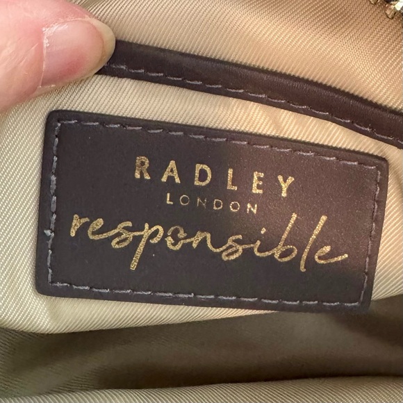 Radley London Blue Nylon Heirloom Ski Dog Crossbody - Picture 9 of 16